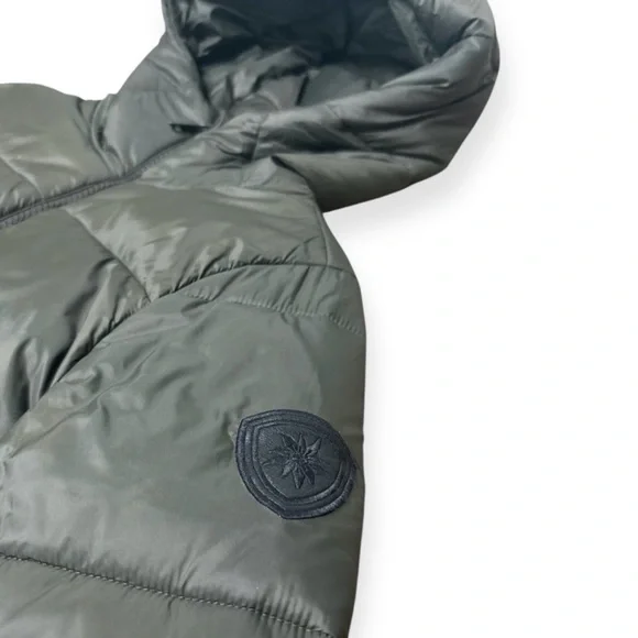 Alp-N-Rock Olive Hooded Puffer Jacket | Quilted Winter Coat | Size L - Picture 4 of 7